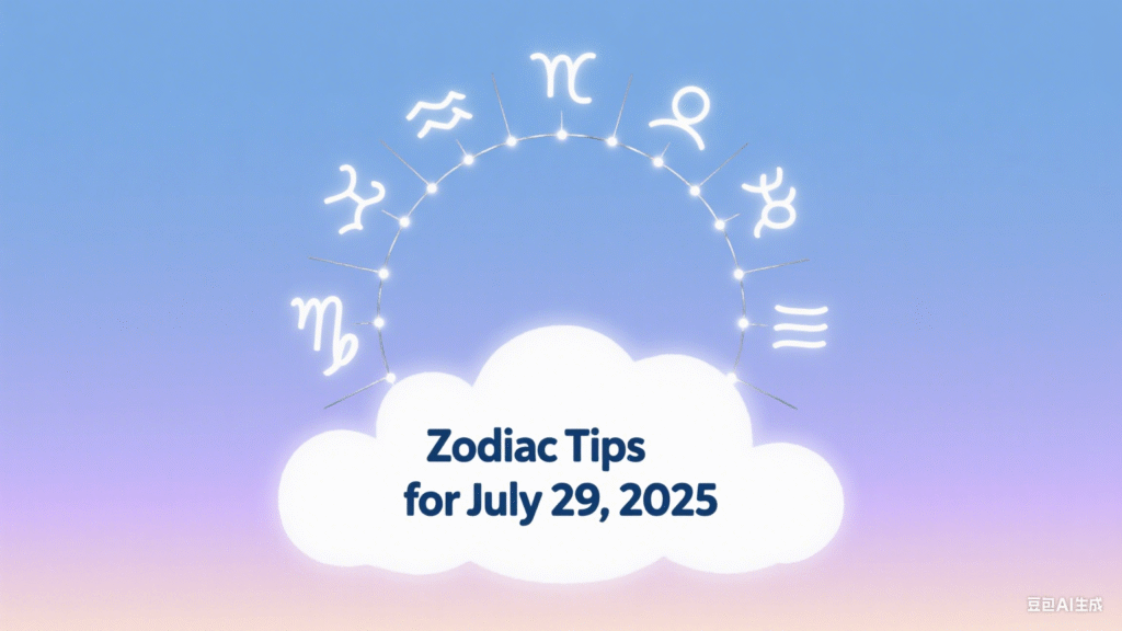 Zodiac Tips for July 29, 2025