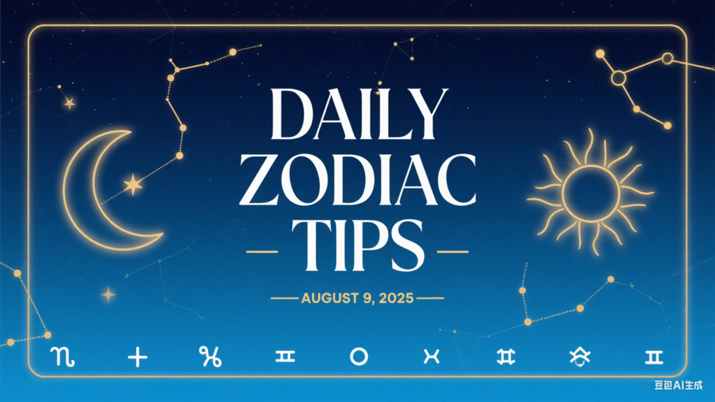 Daily Zodiac Tips – August 9, 2025