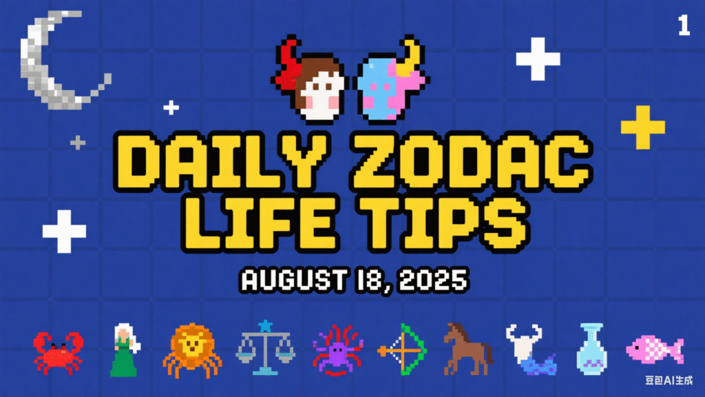 Daily Zodiac Life Tips – August 18, 2025
