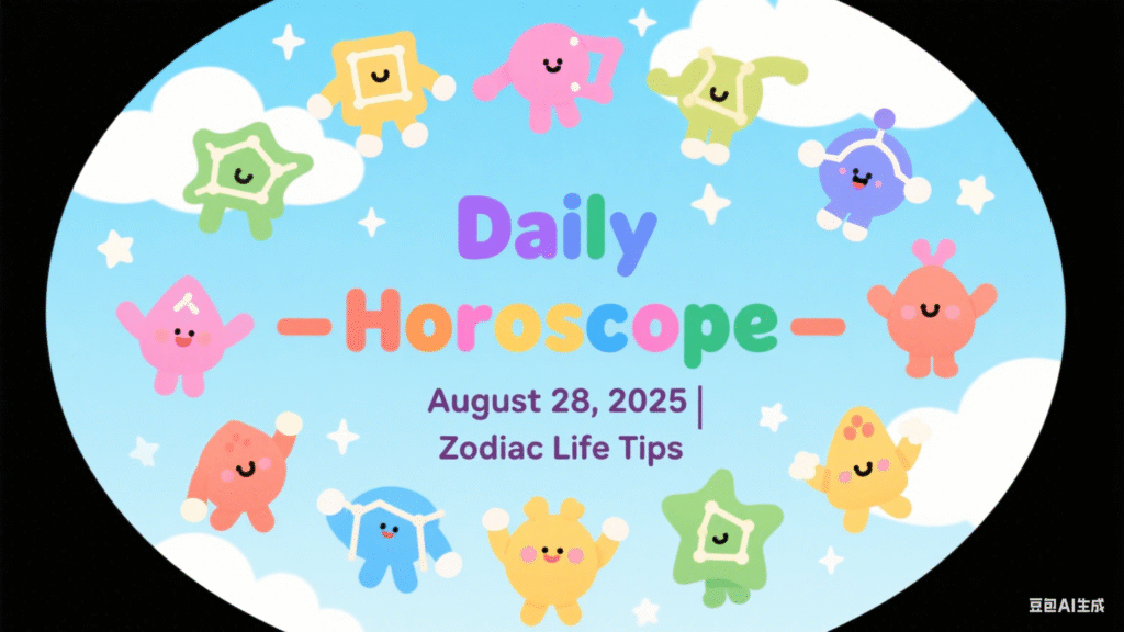 Daily Horoscope – August 28, 2025 | Zodiac Life Tips