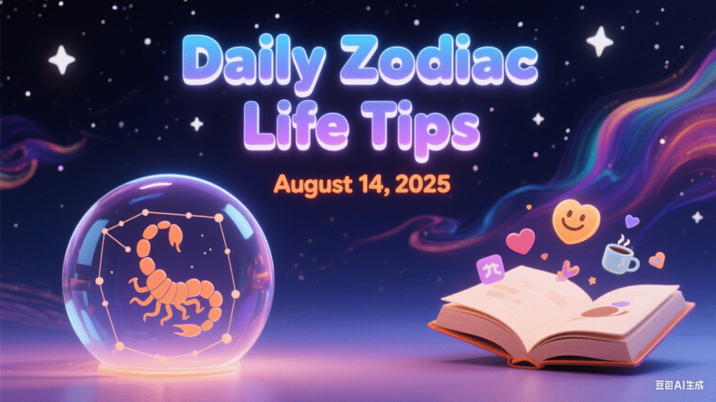 Daily Zodiac Life Tips – August 14, 2025