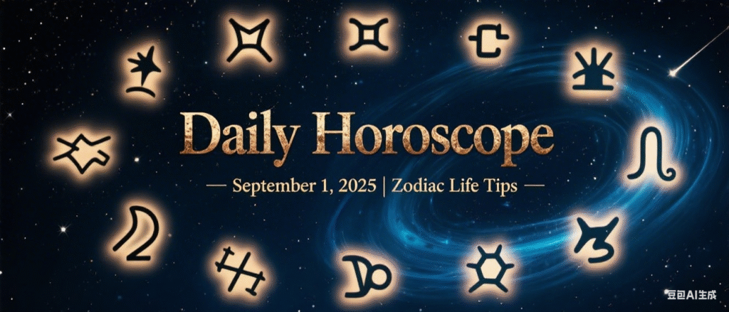 Daily Horoscope – September 1, 2025 | Zodiac Life Tips