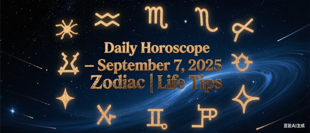 September 6, 2025 horoscope. Daily zodiac predictions with advice on love, career, and lifestyle for all 12 star signs including Aries, Taurus, Gemini, Cancer, Leo, Virgo, Libra, Scorpio, Sagittarius, Capricorn, Aquarius, and Pisces.