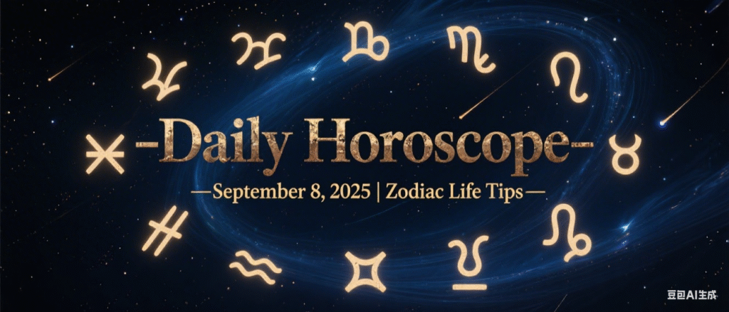 Daily Horoscope – September 8, 2025 | Zodiac Life Tips