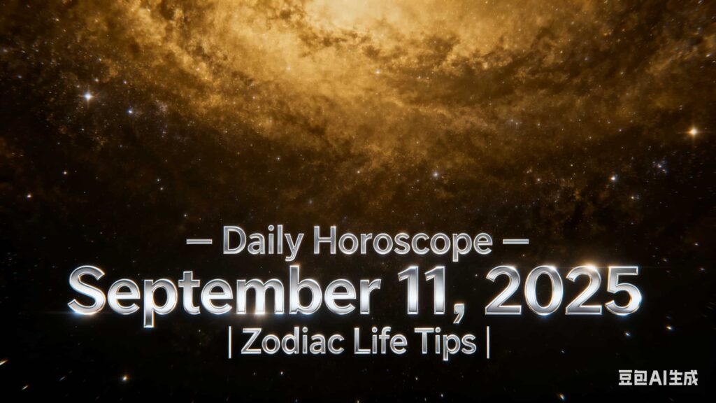 Daily Horoscope – September 11, 2025 | Zodiac Life Tips